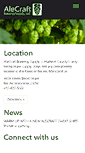 Mobile Screenshot of alecraftbrewing.com